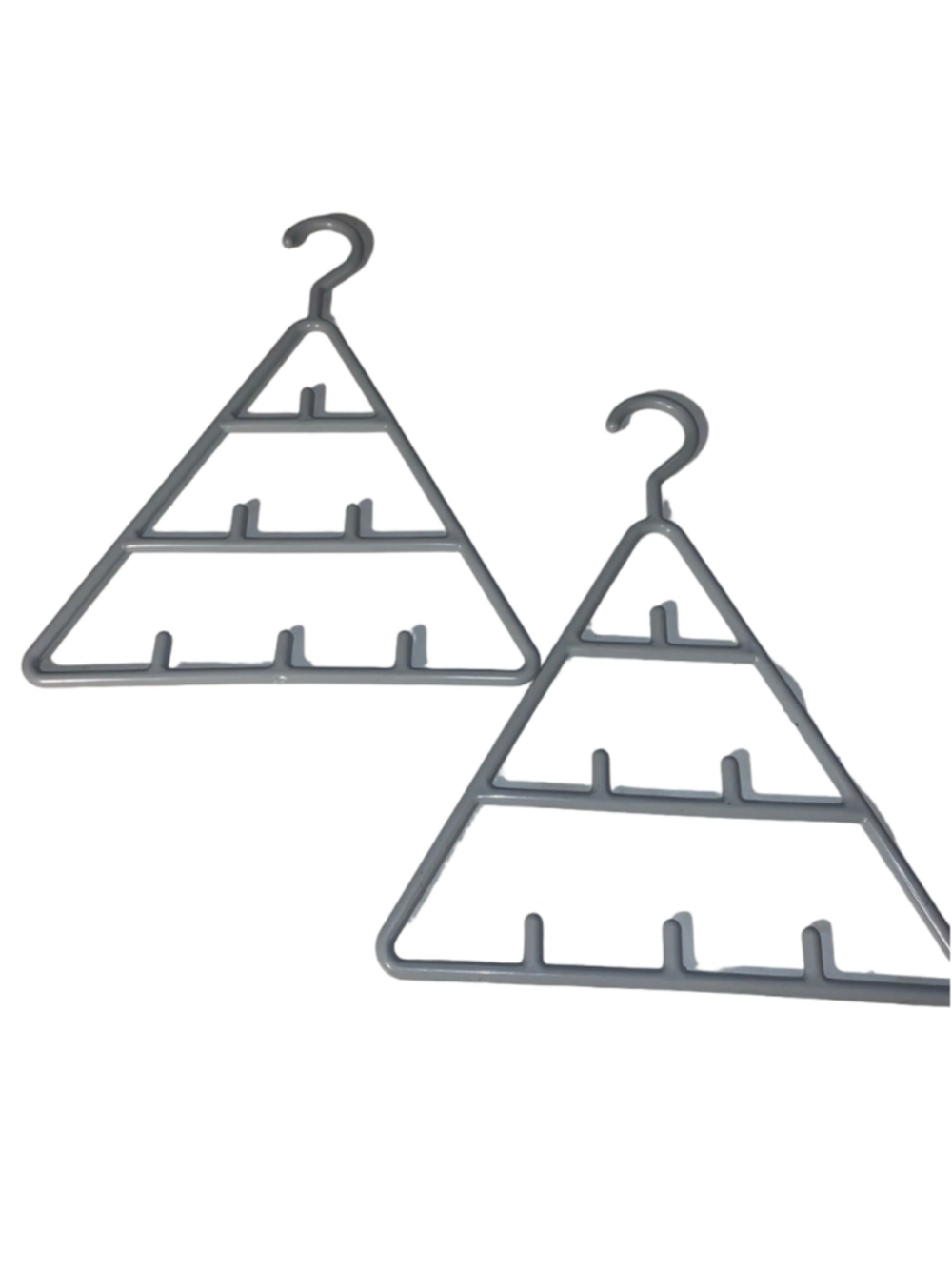Unbranded Gray Triangle Closet Accessories Hangers One Size